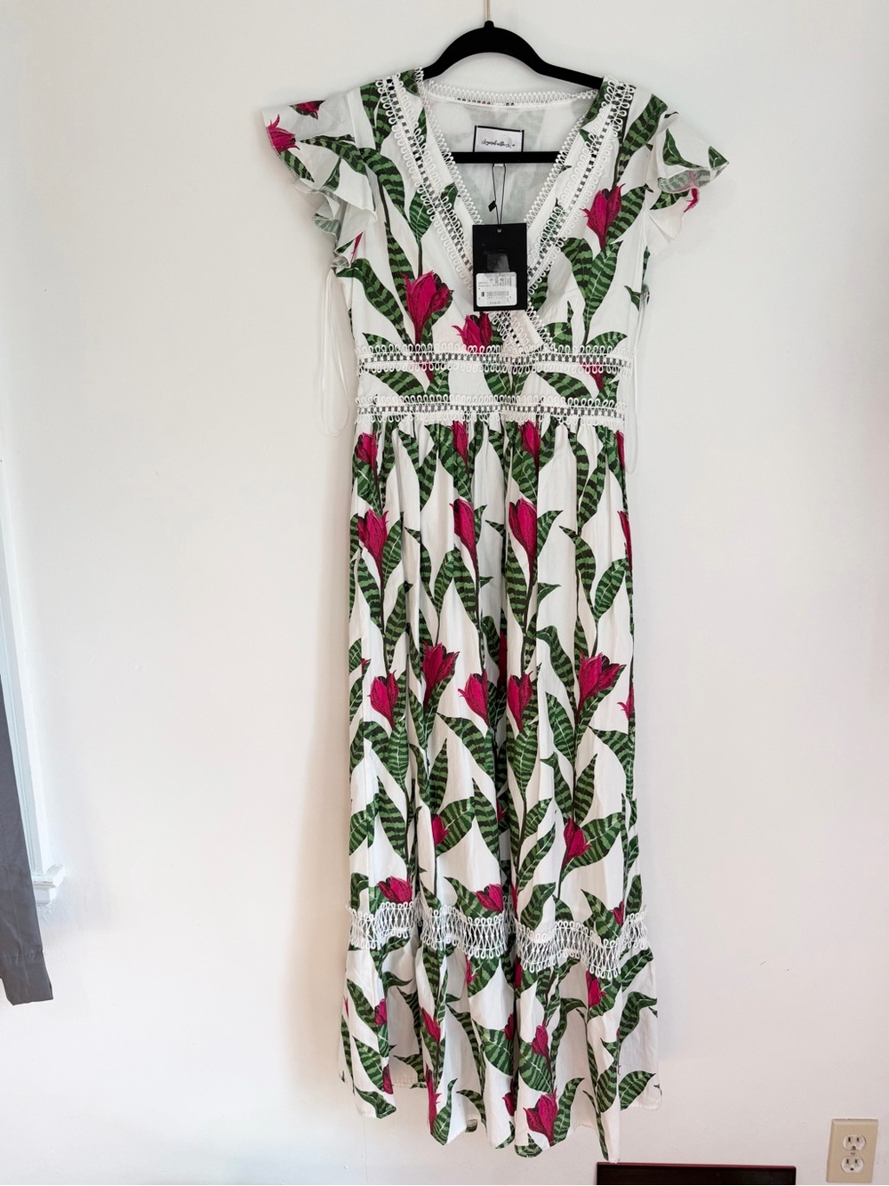 Layered With Love floral maxi dress small floral tropical resort bohemian